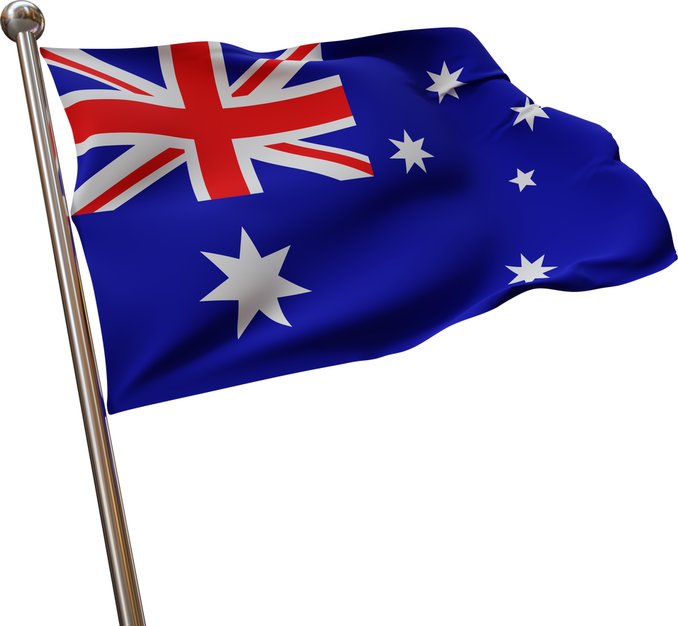 3D Australian Flag